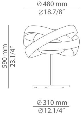 Estiluz Настольная лампа из алюминия Siso M-2997 - Вид №5