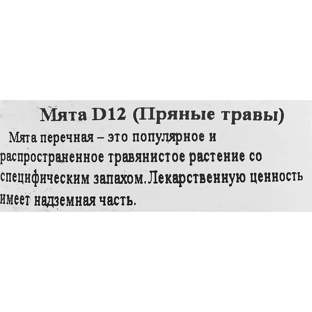 Мята ø12 h25 см Santreyd STLM-2136283 - Вид №1