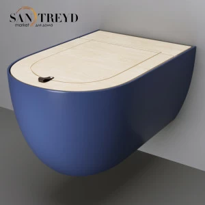 THV00116 Подвесной унитаз настенный Синий ArtCeram TheOne Италия