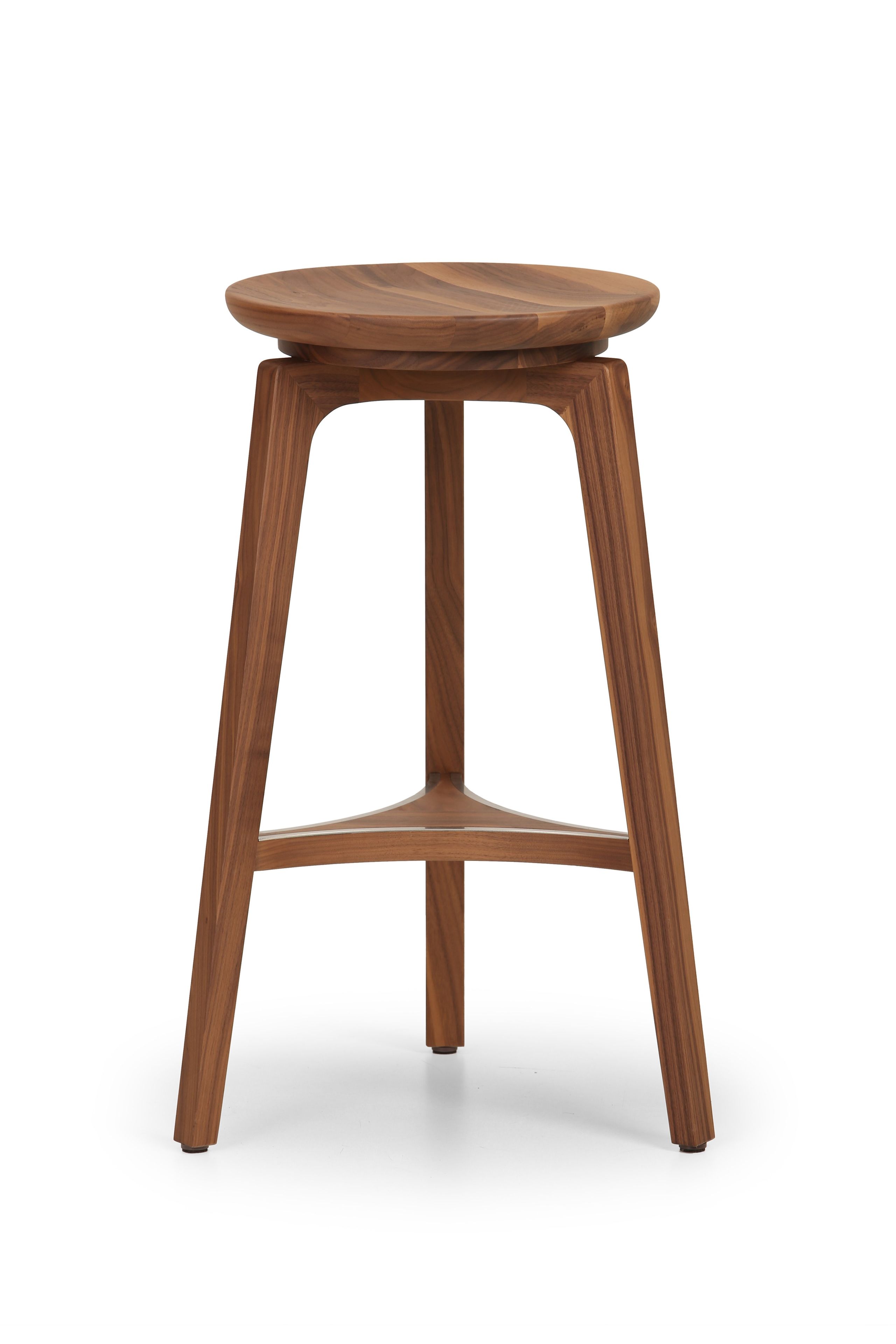 Высокий стул из массива дерева True Design Tod ARCH-00032544 - Вид №1