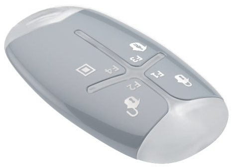 INIM ELECTRONICS Двухсторонний радиоключ с 4 кнопками в современном дизайне Air 2 sun-id-1356361 - Вид №2