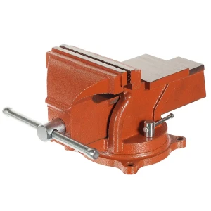 Тиски слесарные поворотные Sparta, с наковальней, 150 мм