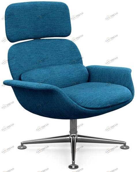 KNOLL Вращающееся кресло из ткани с высокой спинкой Kn sun-id-1433915