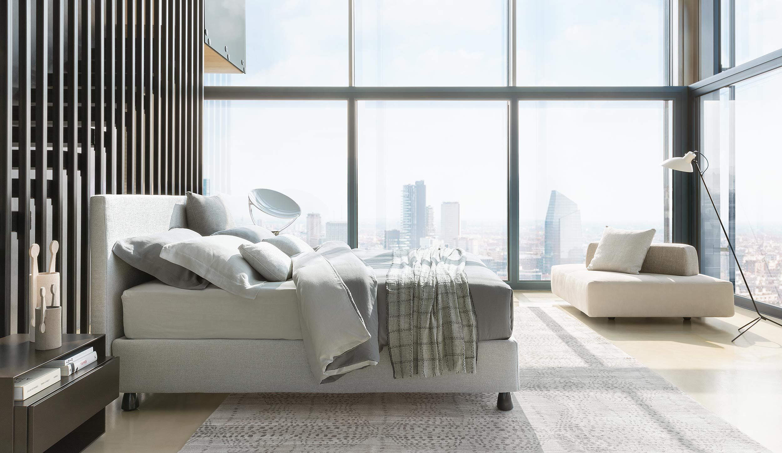 Двуспальная кровать для хранения Flou Nocturno ARCH-00016256