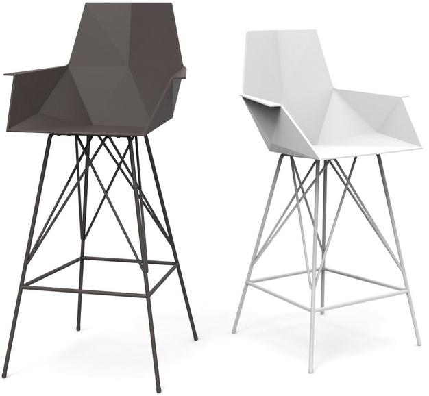 VONDOM Табурет садовый полипропиленовый с подлокотниками Faz sun-id-1352983 - Вид №3