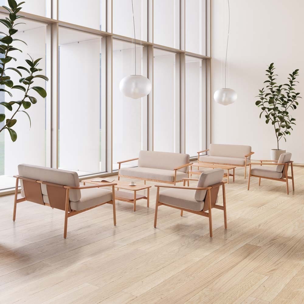 Прямоугольный журнальный столик из дуба INCLASS Wudi ARCH-00053168 - Вид №4