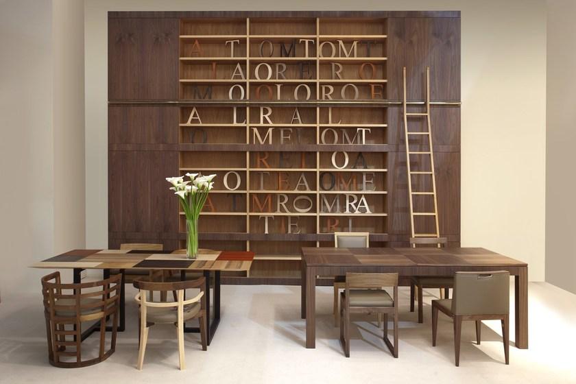 Morelato Модульный книжный шкаф из вишни и ореха  Art. fs3510598  - Вид №4