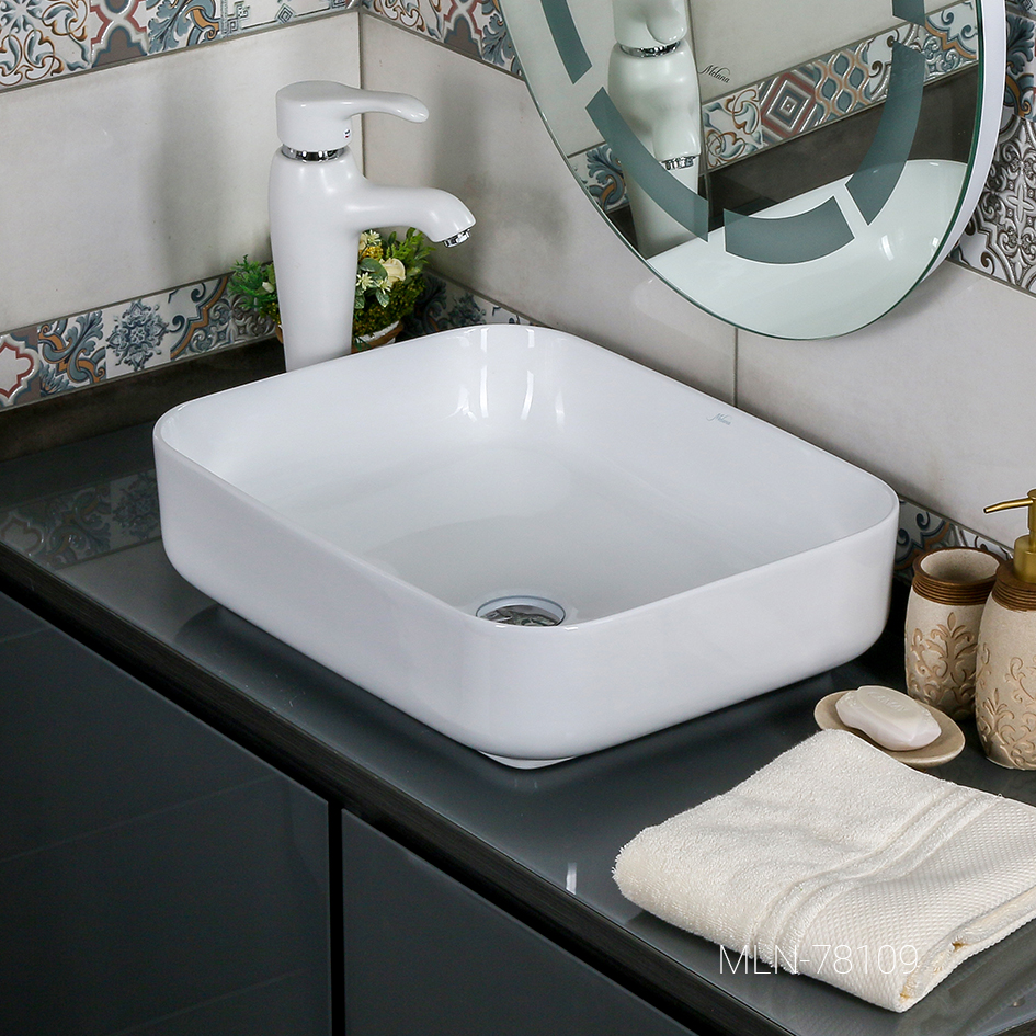 Накладная раковина melana mln-78109 78109-805