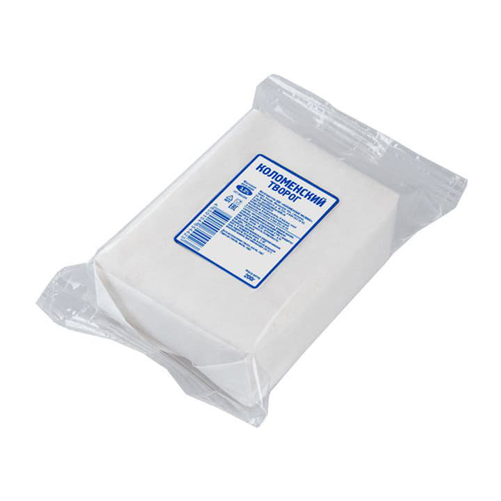 Творог Коломенский 5% Коломенское молоко 200 г БЗМЖ Пергамент Santreyd 6116 - Вид №1