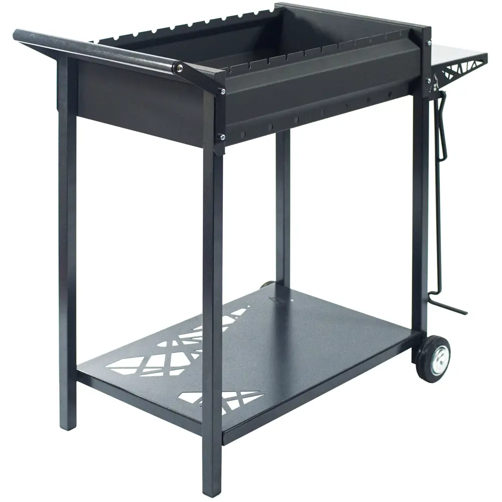 Мангал Дачный сезон Майский М-60 102x48x84 см сталь черный Santreyd STLM-2193701 - Вид №1