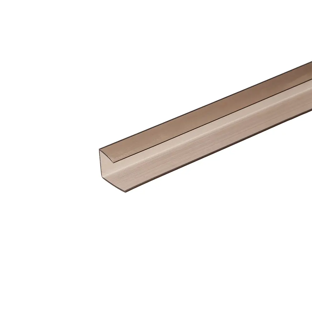 Профиль торцевой для поликарбоната 4 мм 2.1 м бронзовый Santreyd STLM-2072228