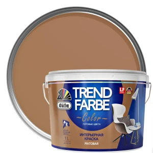Краска для стен и потолков Trend Farbe цвет Глиняный замок 1 л 81970839 STLM-2075049