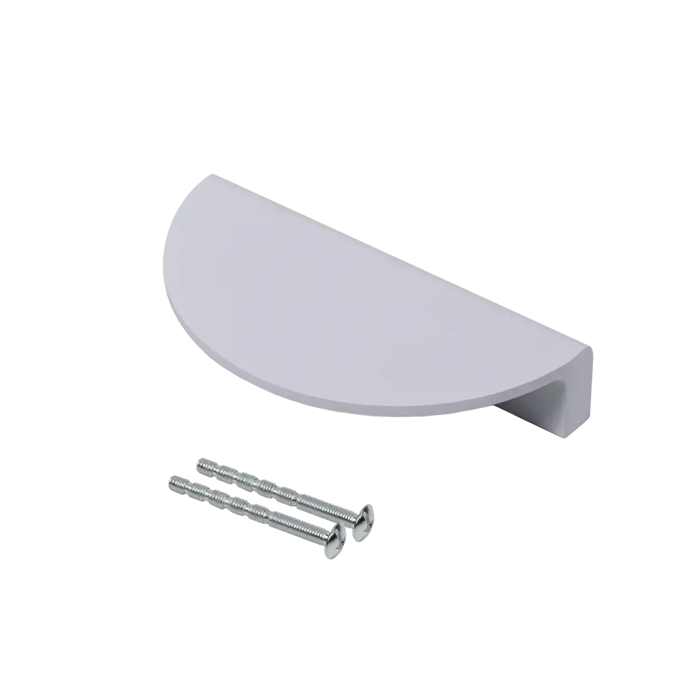 Ручка мебельная INSPIRE полукруглая серебристая для шкафов Лион 87948308 STLM-1096381 - Вид №3