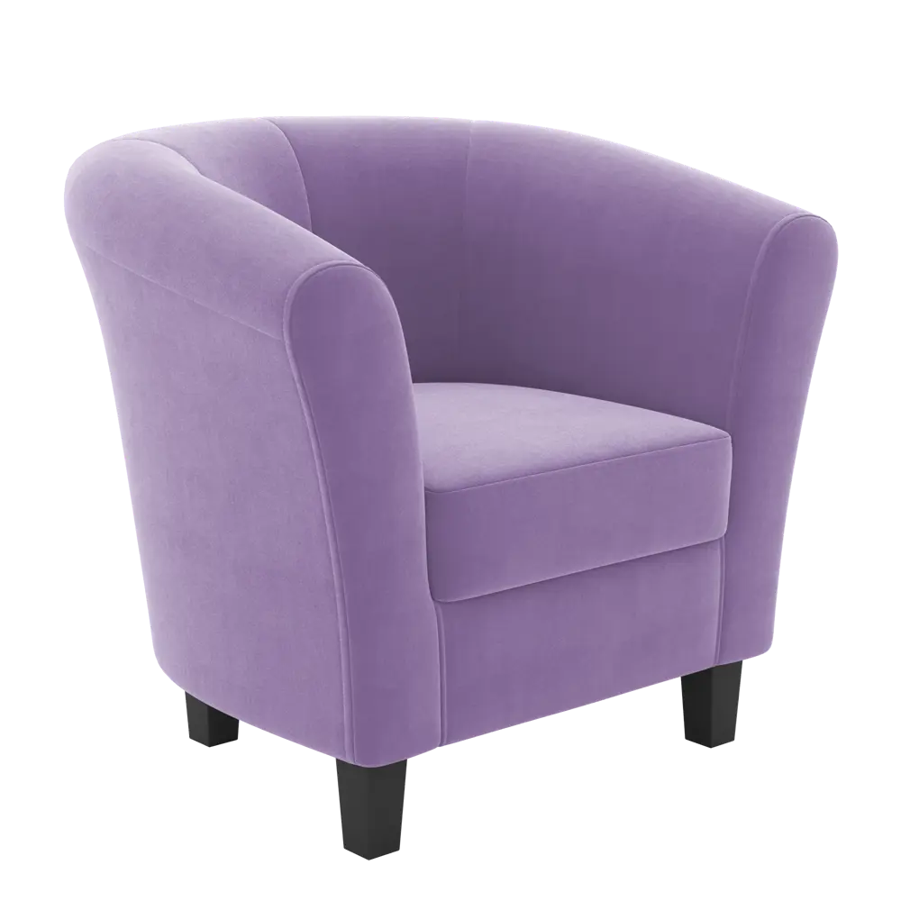 Кресло полиэстер Seasons Марсель CAMARO23 сиреневое 85x73x77 см STLM-2180821