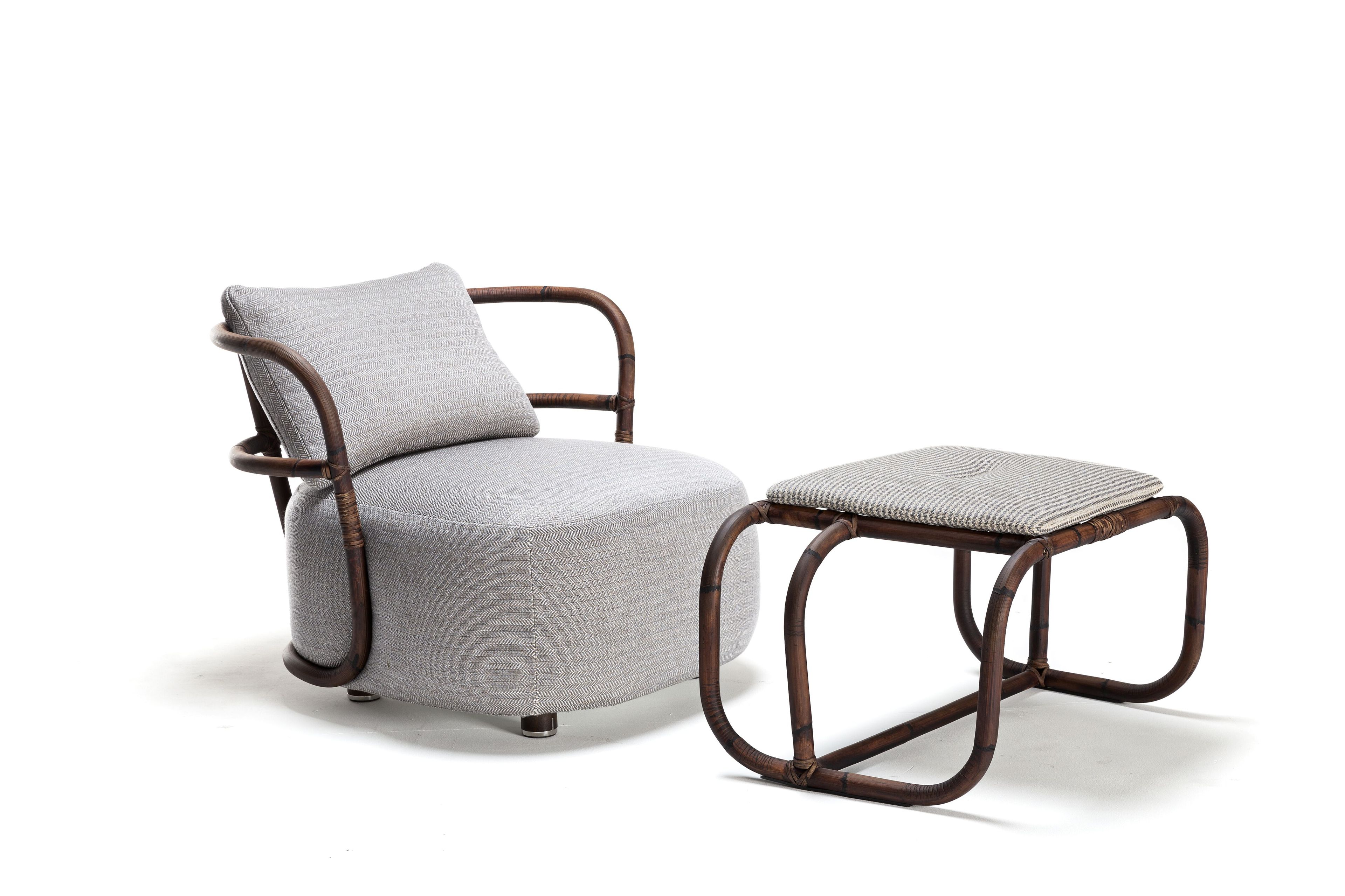 Прямоугольная Садовая подставка для ног Exteta джунгли ARCH-00040943 - Вид №3