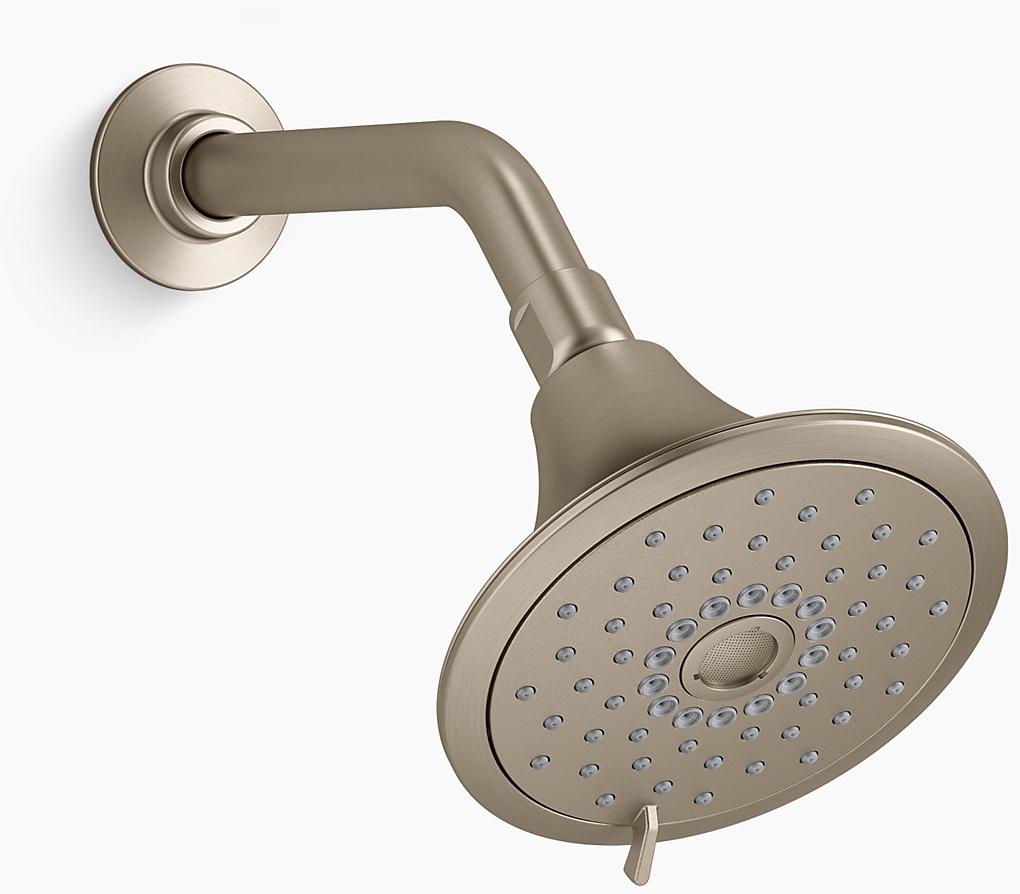 KOHLER Многофункциональная насадка для душа Forté 2,5 галлона в минуту с технологией всасывания воздуха Katalyst K-22169-BV 