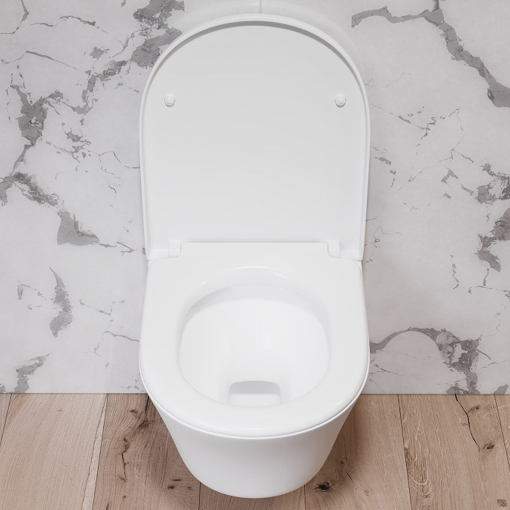 DX35C1700SC унитаз подвесной безободковый с сиденьем микролифт Damixa Skyline - Вид №2