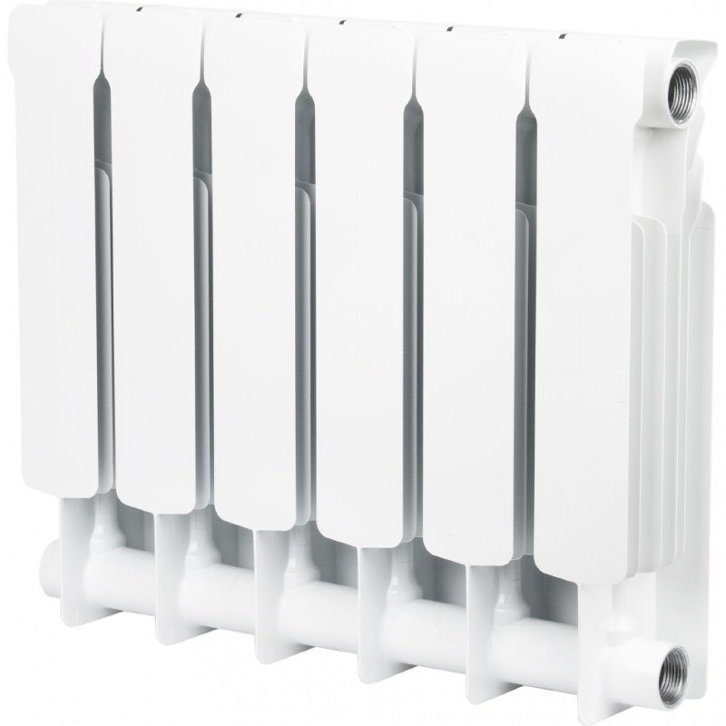 Радиатор STOUT Space 6 секций биметаллический секционный, высота 350мм SRB0310035006 - Вид №1