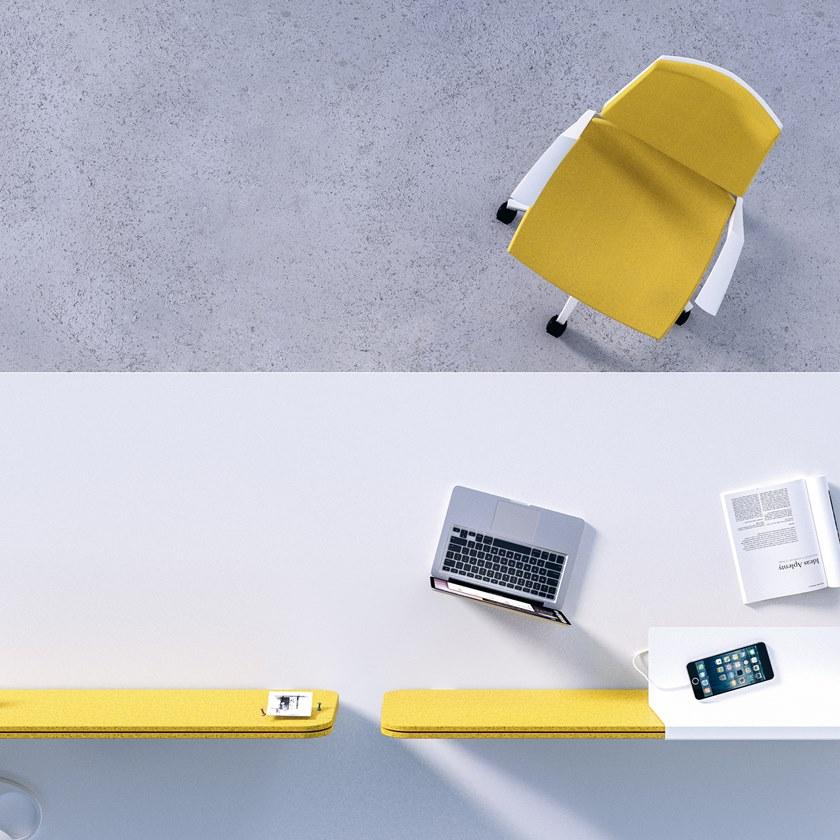 FANTONI Несколько рабочих станций с разделительными панелями Woods sun-id-1353758 - Вид №1