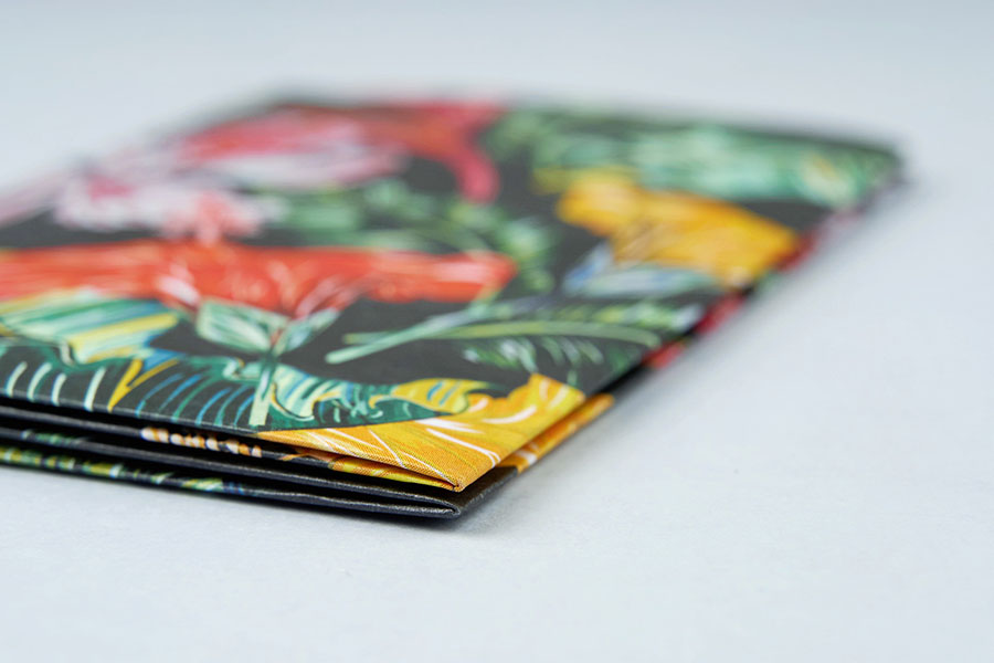 NС-026 Обложка на паспорт new tropic, цветы New wallet  - Вид №4