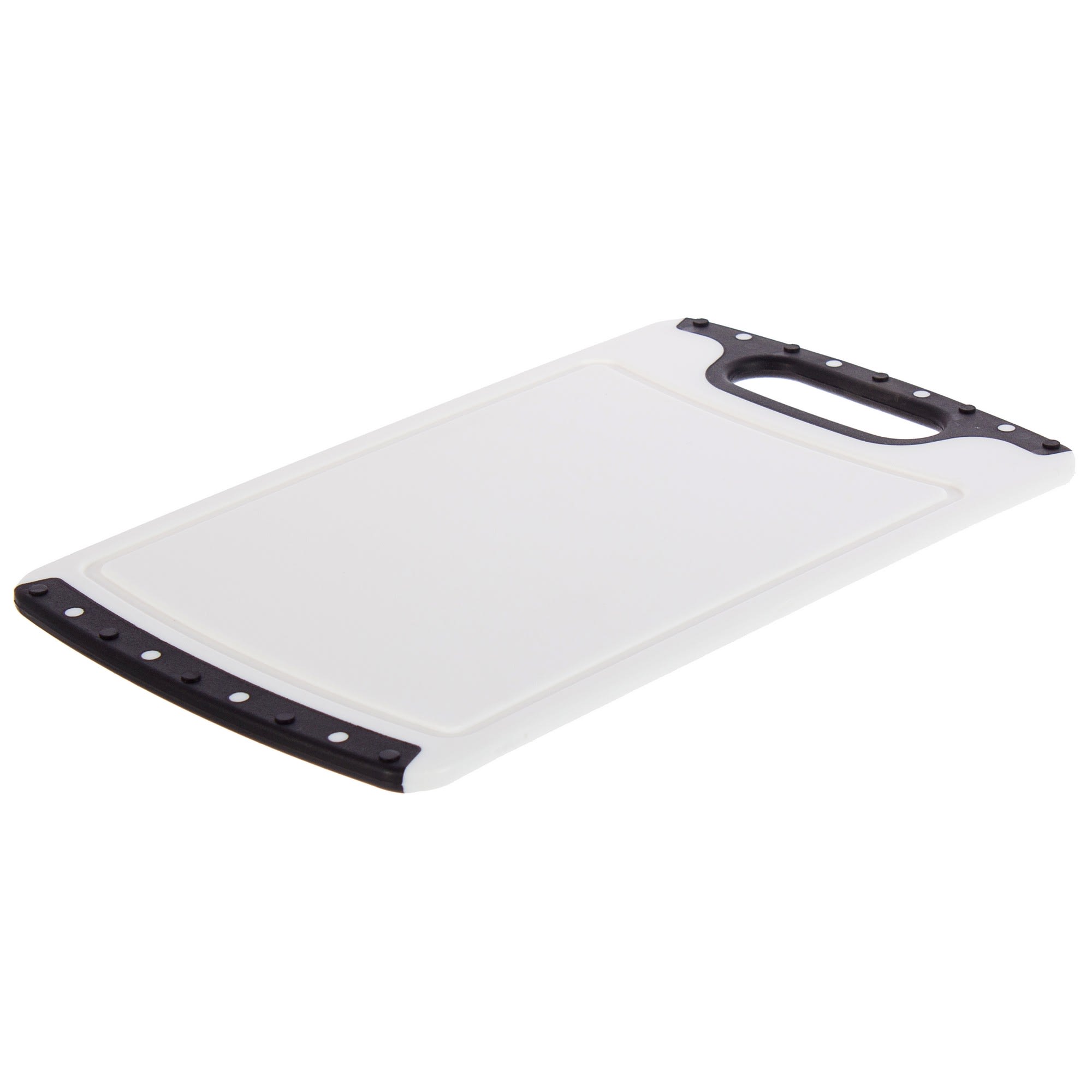 18581851 Разделочная доска 295x175x8 мм, цвет белый/чёрный Santreyd 