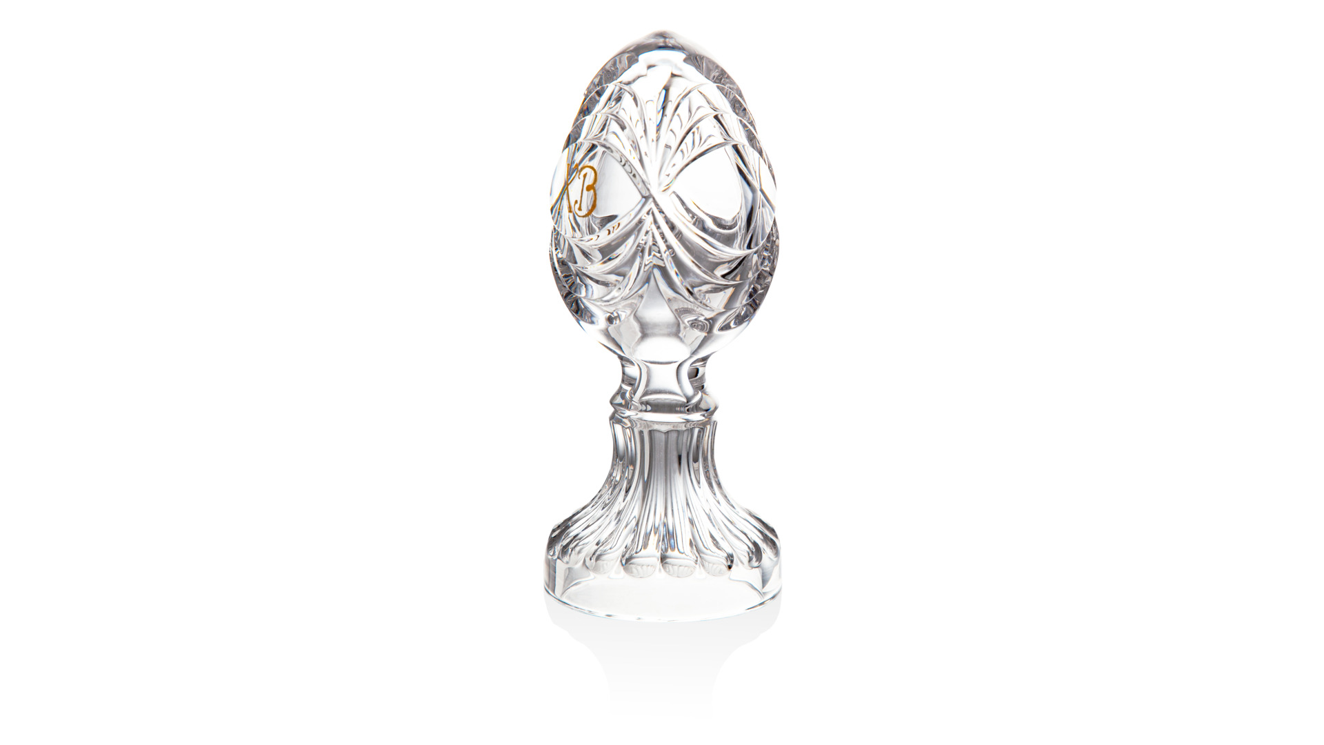10622951 Avdeev Crystal Пасхальное яйцо на подставке "Дуги" Хрусталь  - Вид №1