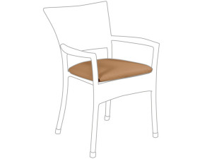 10.00.1405 Подушка кресла Bellini Prinz Outdoor sahara Mbm