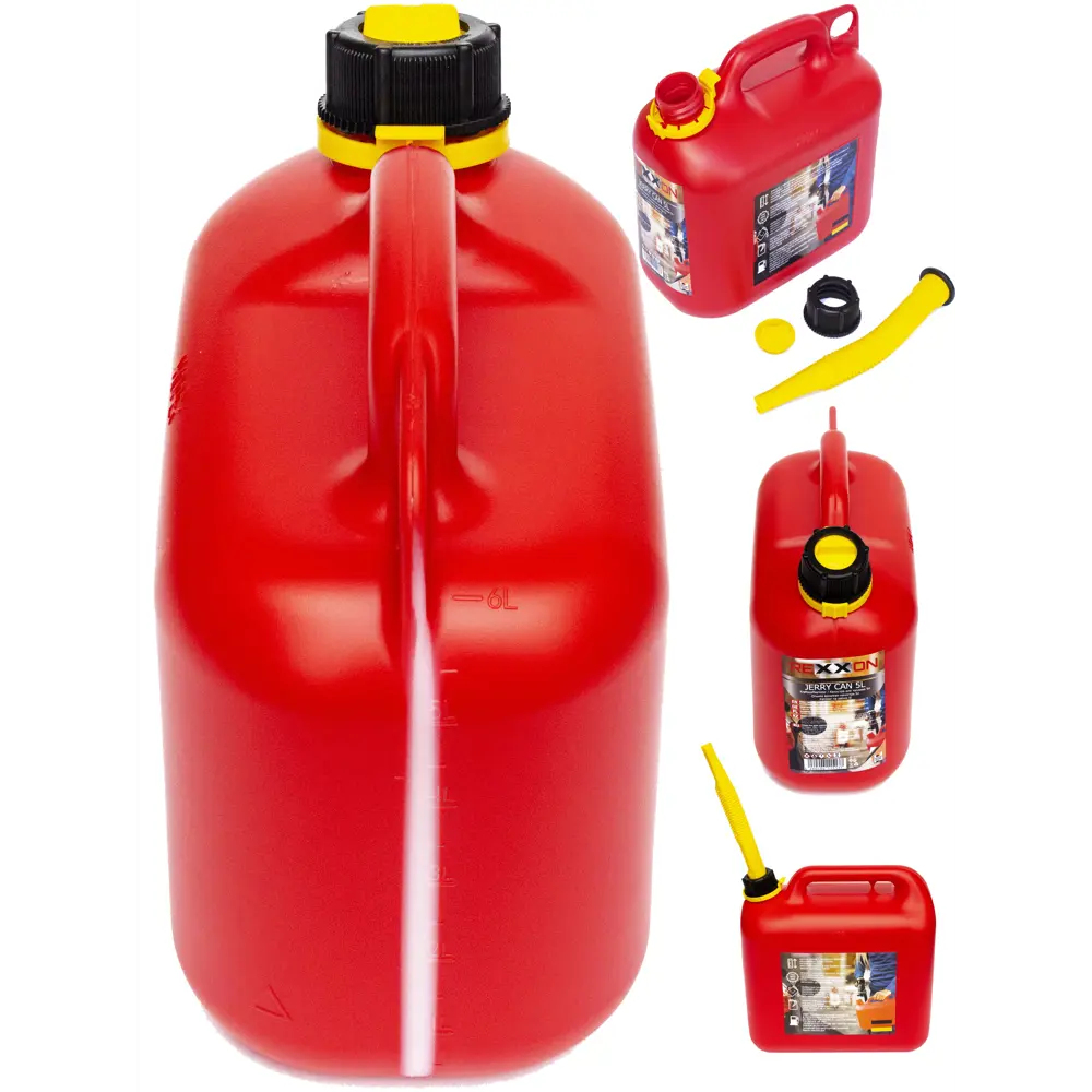 Канистра Rexxon для топлива 5 л, со шкалой и лейкой внутри STLM-2107406 - Вид №2