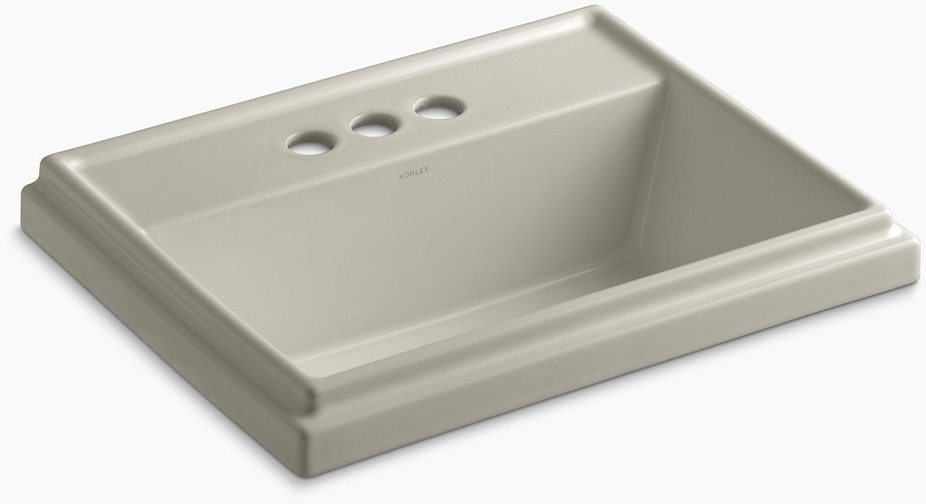 K-2991-4-G9 Накладная раковина на столешницу  прямоугольная Kohler 