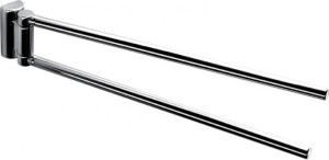 B0112 Полотенцедержатель двойной поворотный 40 см COLOMBO LUNA