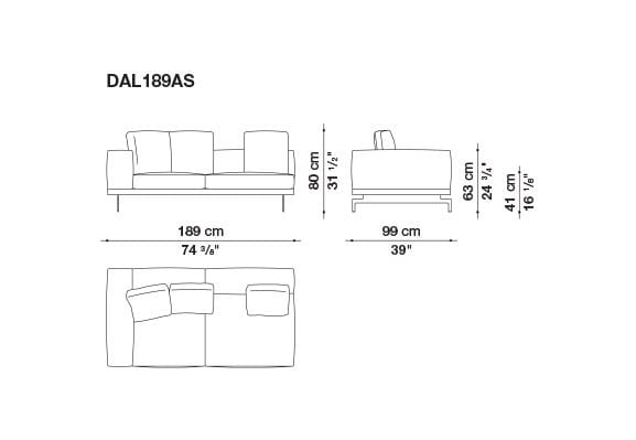 Кожаный диван B&B Italia док ARCH-00130675 - Вид №116