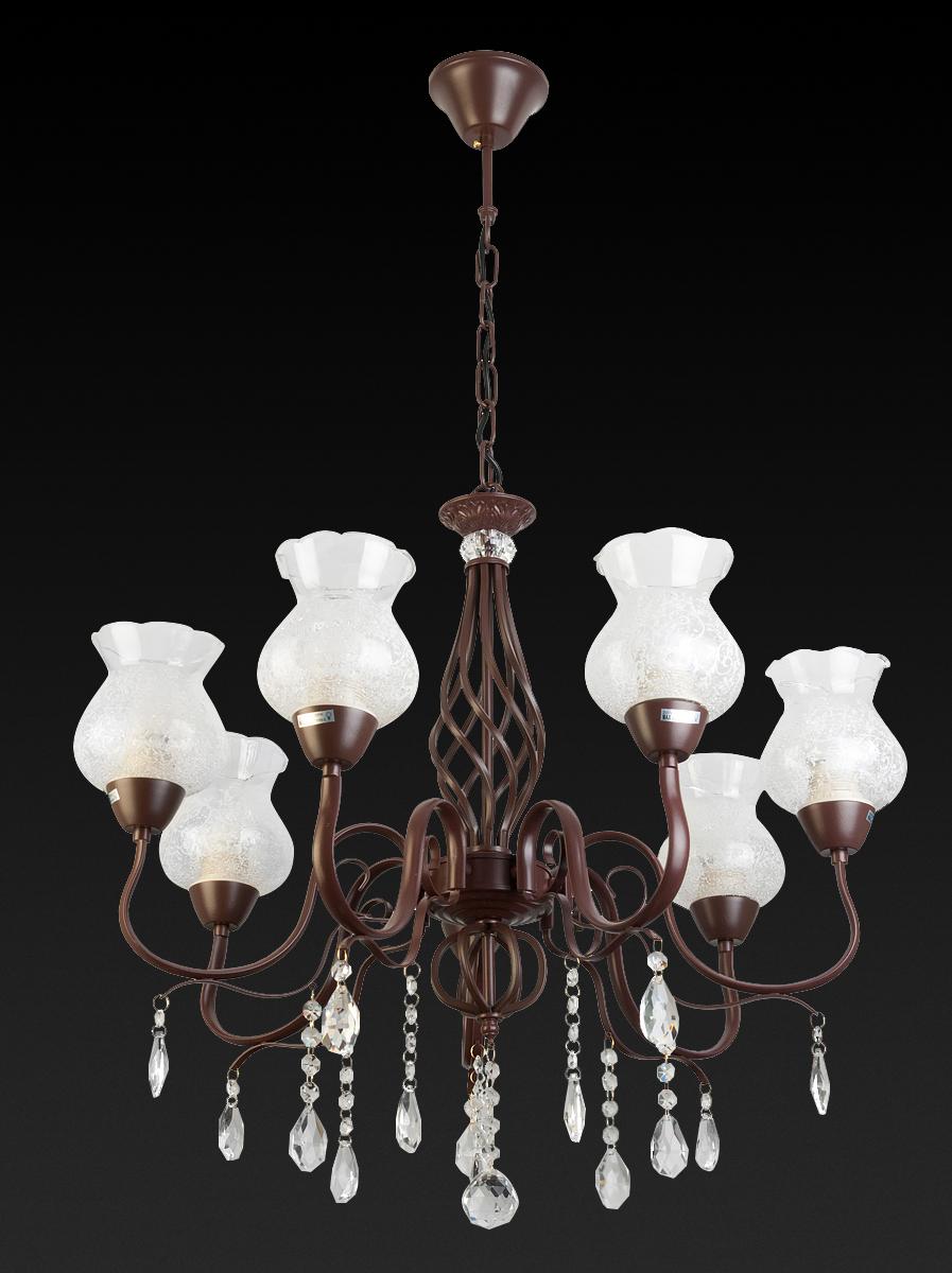 Подвесная люстра Toplight Kelli TL5680D-07PG TOPLIGHT ДИЗАЙНЕРСКИЕ, KELLI 186070 Белый  - Вид №2