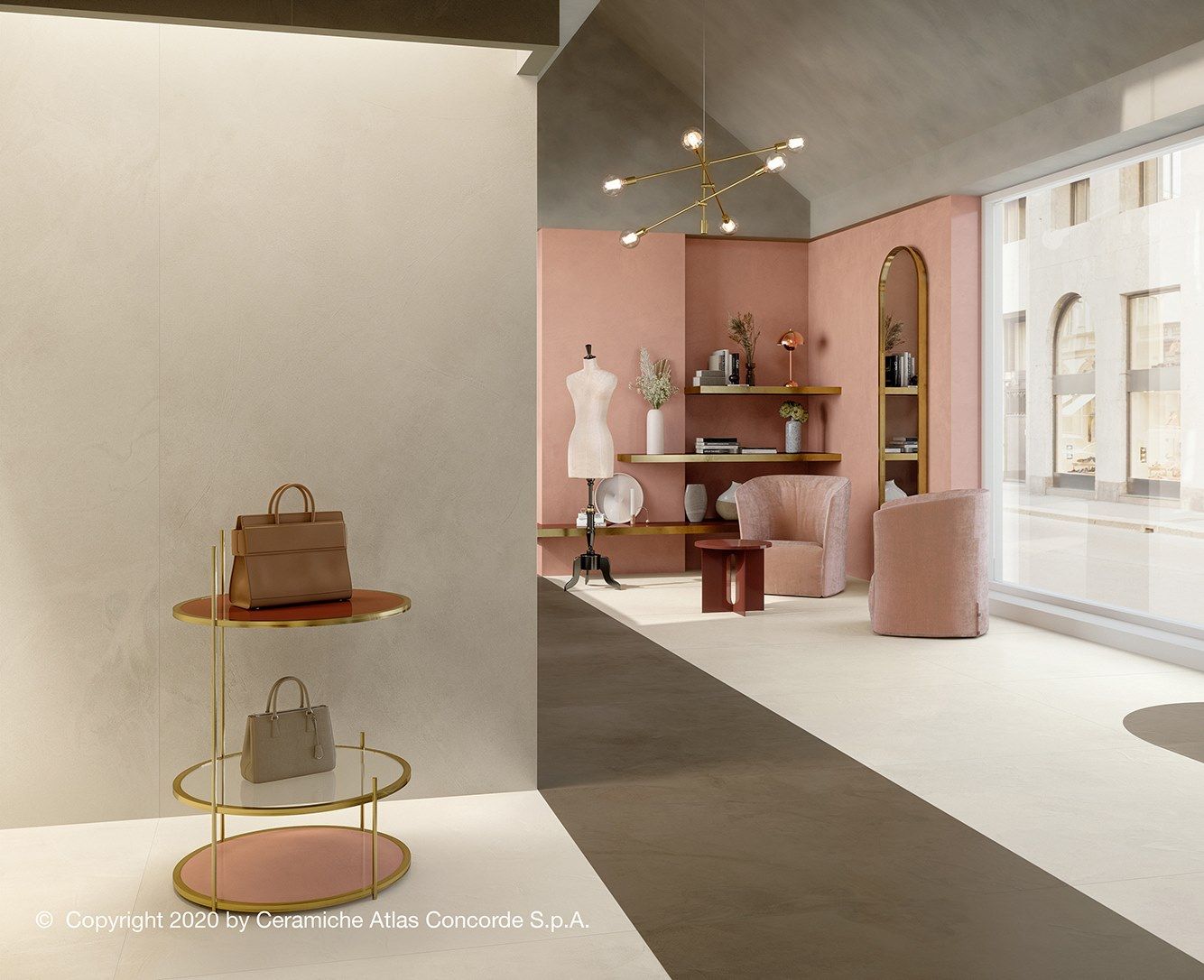 Пол из керамогранита с эффектом смолы Atlas Concorde ARCH-00028612 - Вид №30