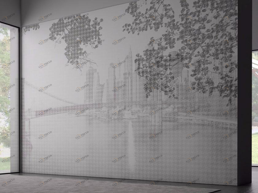 GLAMORA Моющиеся виниловые обои с текстильным эффектом Fabrics sun-id-1403289