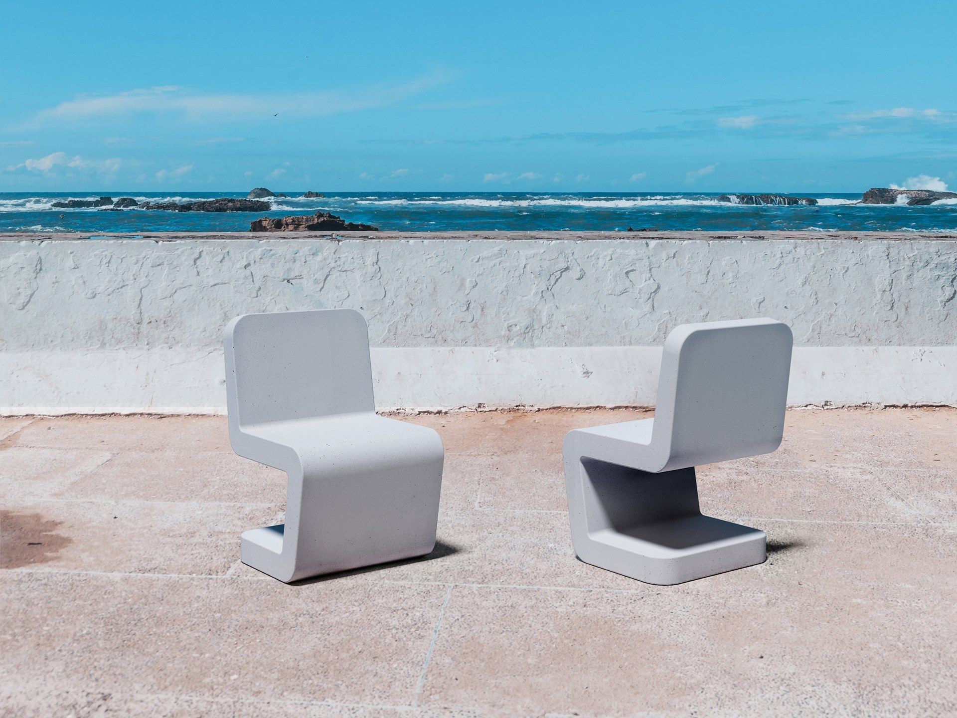 Бетонное наружное сиденье SIT Flow ARCH-00121965 - Вид №3