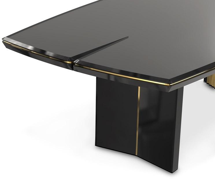 LUXXU Прямоугольный лакированный обеденный стол Beyond sun-id-1392649 - Вид №1
