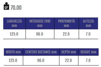 Cosma Ручка для мебели из замака в современном стиле  12944  - Вид №1
