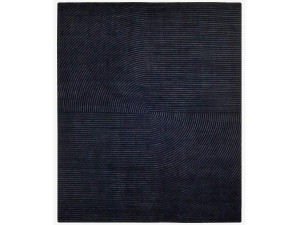 Прямоугольный ковер ручной работы из шерсти и шелка