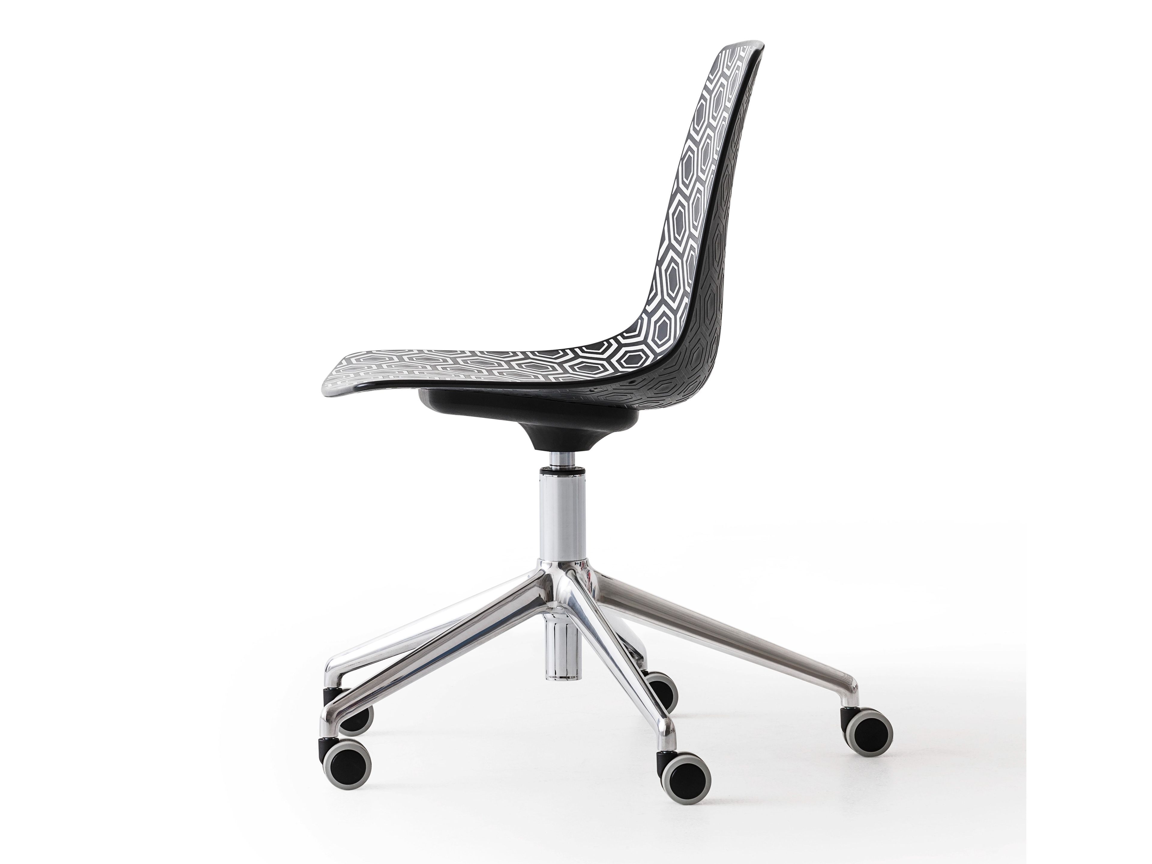 Поворотный стул из инженерного пластика с регулируемой высотой и 5 спицами GABER Альгамбра ARCH-00082042 - Вид №2