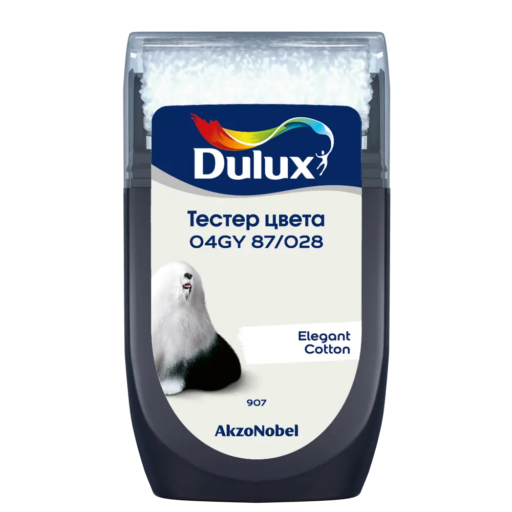 Тестер краски для стен Dulux 04GY 87/028 Elegant Cotton 30 мл STLM-2054315 - Вид №1