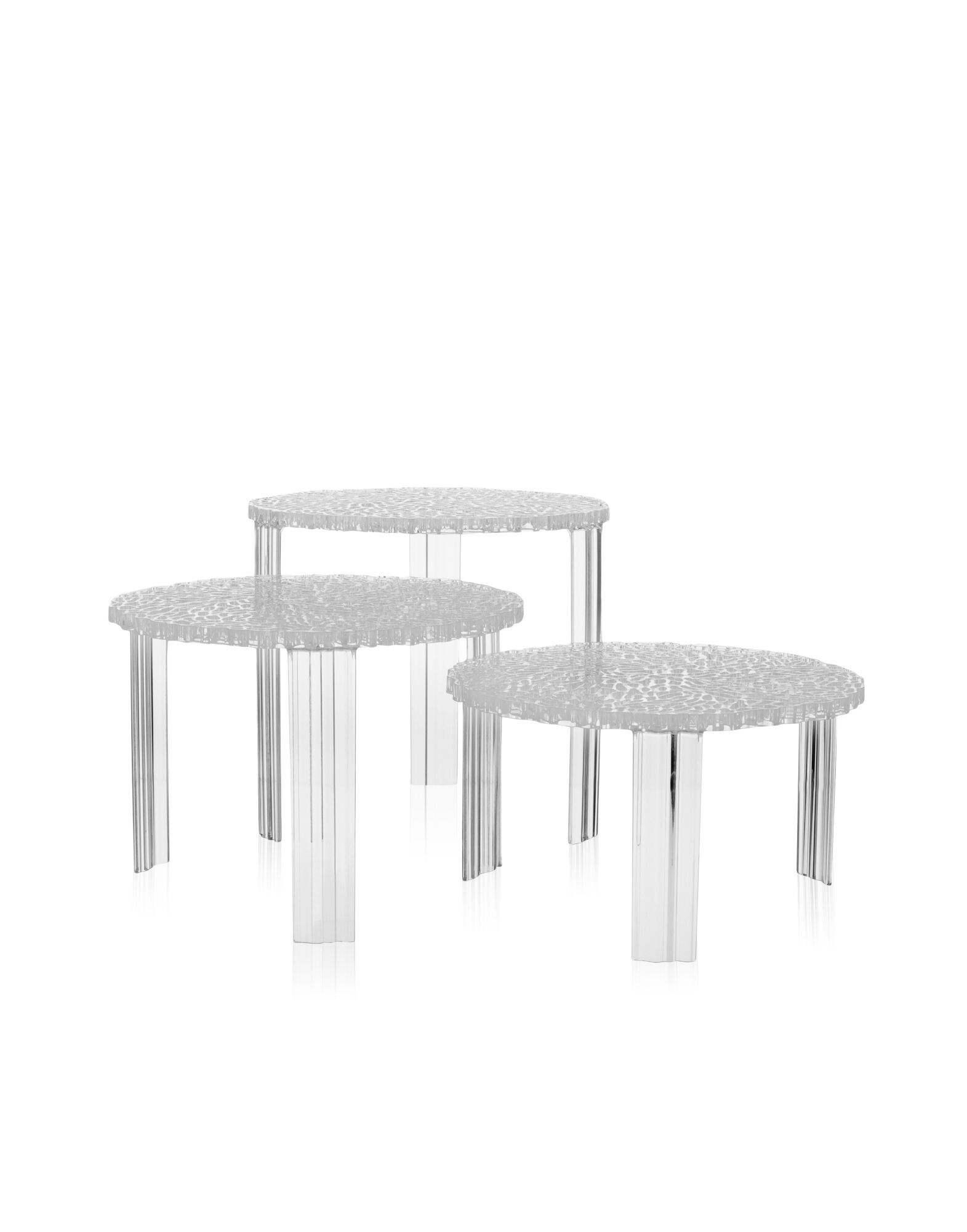 Круглый журнальный столик из ПММА Kartell T-TABLE ARCH-00031450 - Вид №25