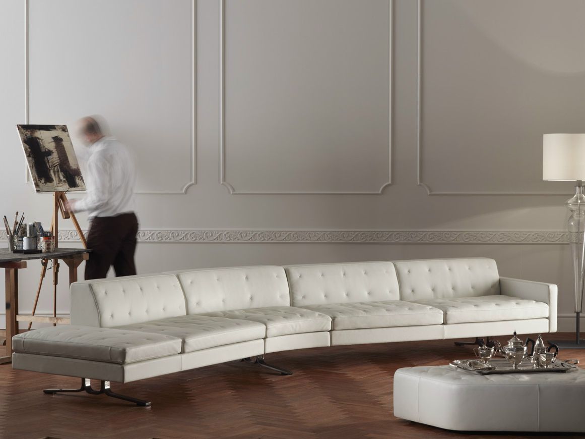 Кожаный модульный диван Poltrona Frau коллекция - диваны и кресла ARCH-00113476 - Вид №2