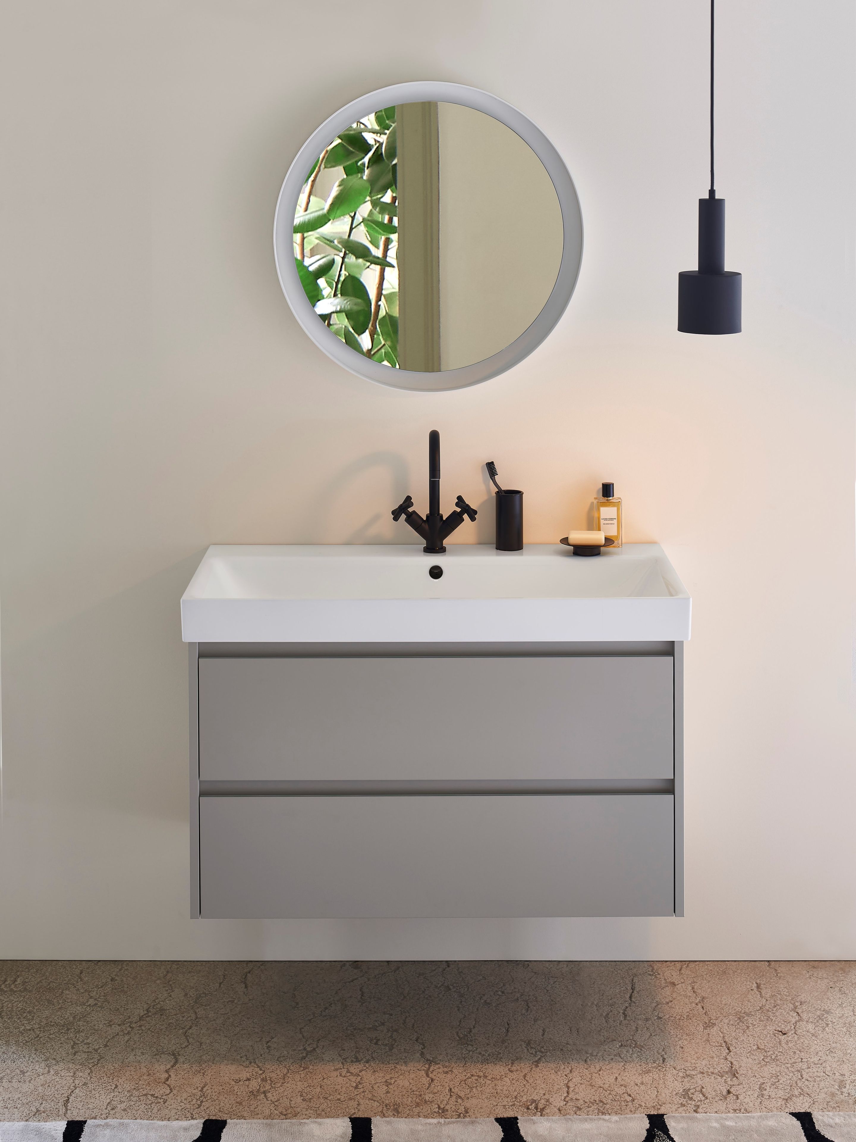 Керамическая прямоугольная раковина с держателем для полотенец GSI ceramica Nubes ARCH-00020523 - Вид №2