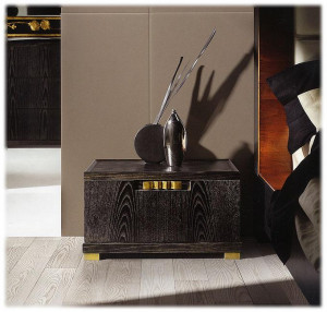 Тумбочка  CASTELLAN Bedside Glamour Black