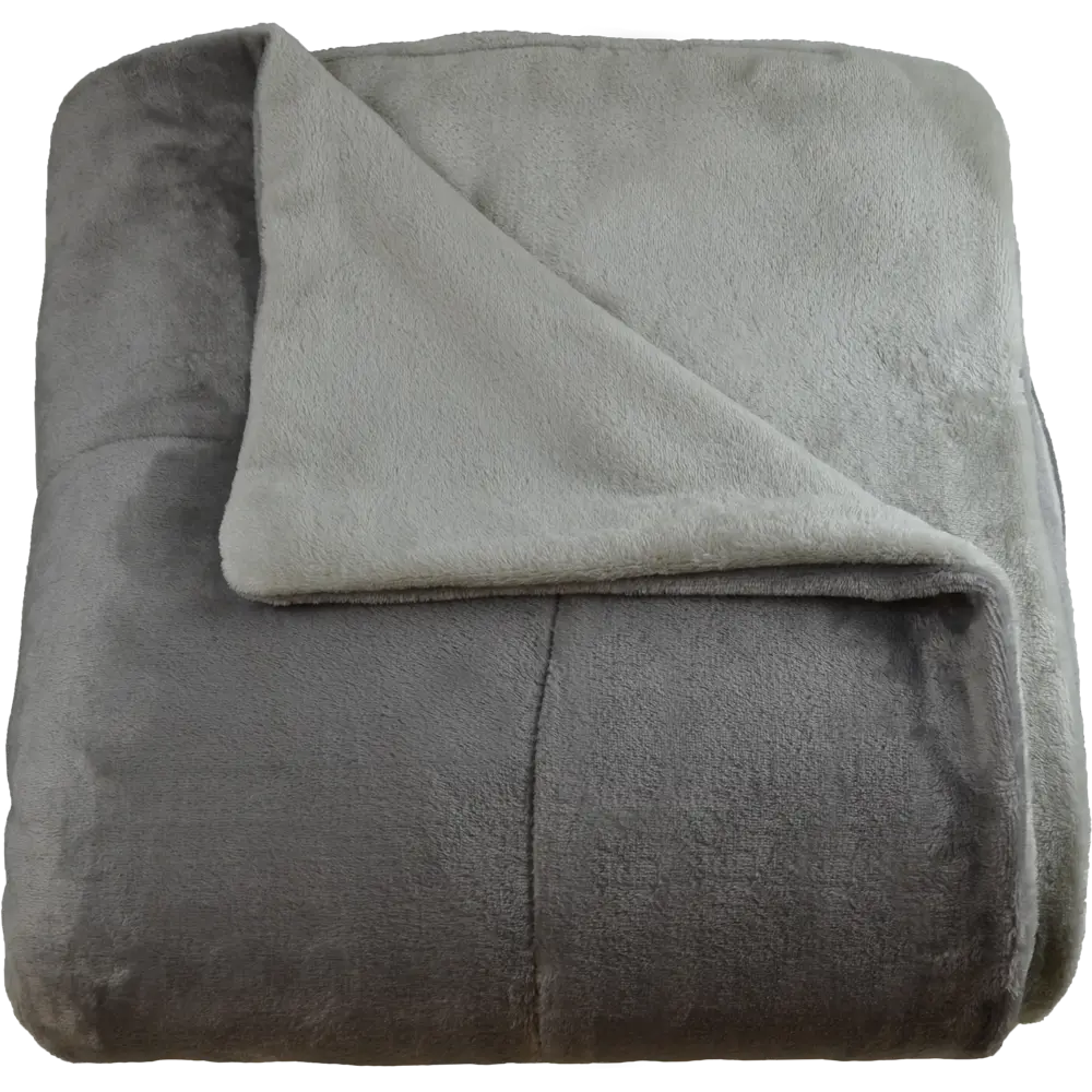 Плед "Монтелло" 180x200 см микрофибра цвет серо-бежевый Ardenza STLM-2032318 - Вид №2