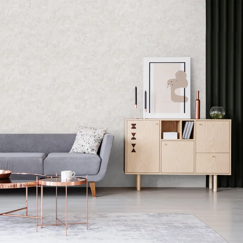 Обои флизелиновые Belvinil Флорн серые 1.06 м BV10-1017-11 Флоренция STLM-2066684 - Вид №2