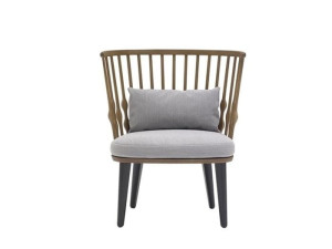 Кресло из бука с мягким сиденьем