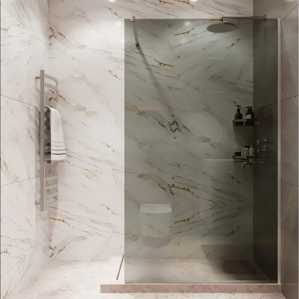 Душевая перегородка Mebelvann 90×200 см с тонированным стеклом 89372132 STLM-1397969