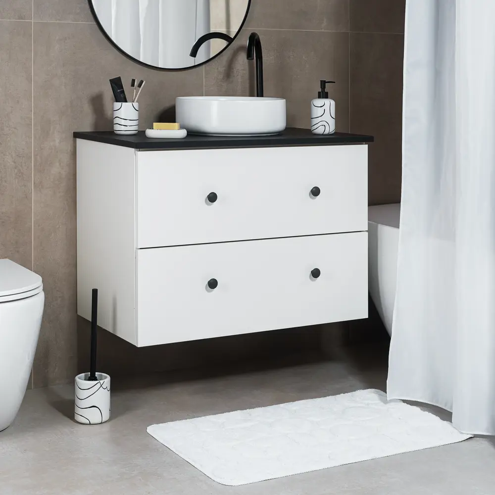 Verran Magic — керамический стакан для зубных щеток в стильном белом исполнении 89384104 STLM-1565102 - Вид №6