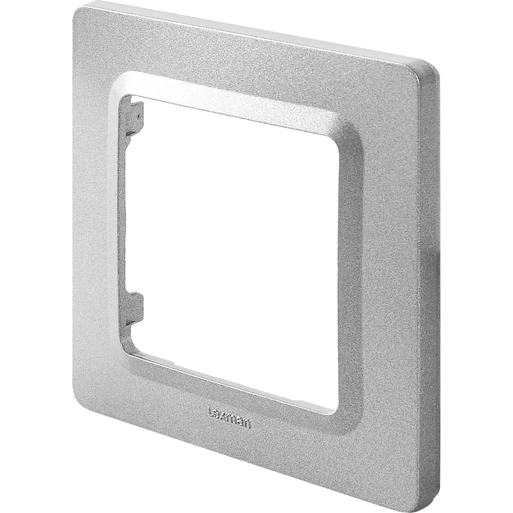 LEXMAN LILIAN - Универсальная декоративная рамка для розеток, 1 пост, алюминий 86761631 STLM-0071364 - Вид №1